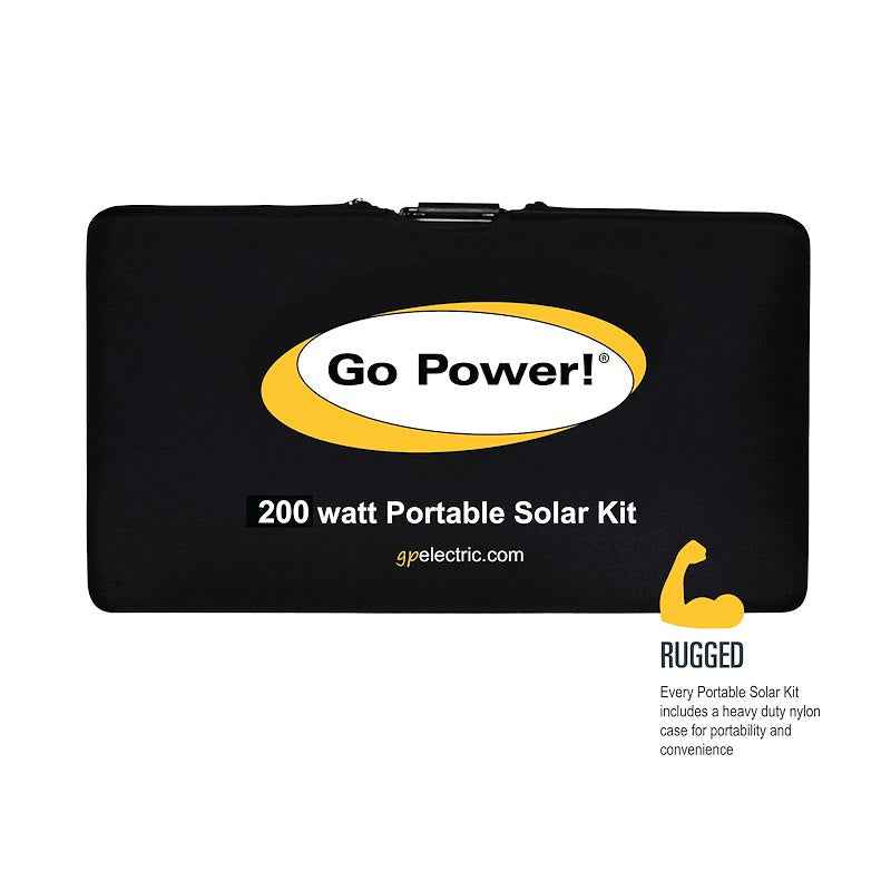 Go Power Portable Solar Kit 200W GP-PSK-200 – Foldable Solar Charging System