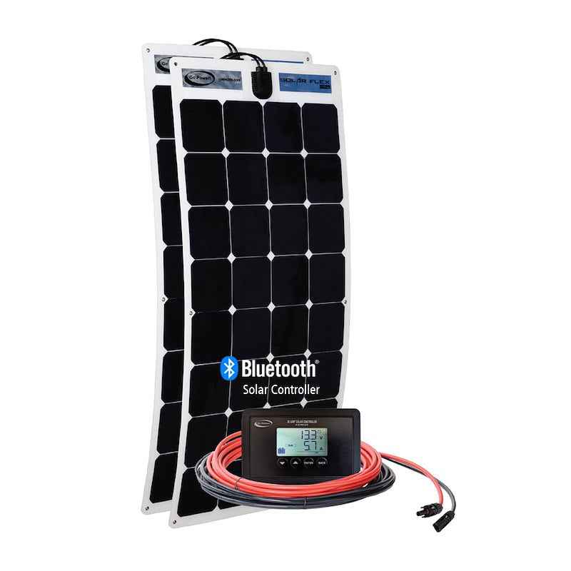 Go Power Solar Flex 220W Kit GP-FLEX-220 – Flexible Monocrystalline Panel