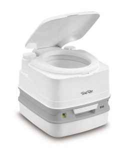 Thetford Porta Potti 135 Portable RV Toilet – White/Gray 92860