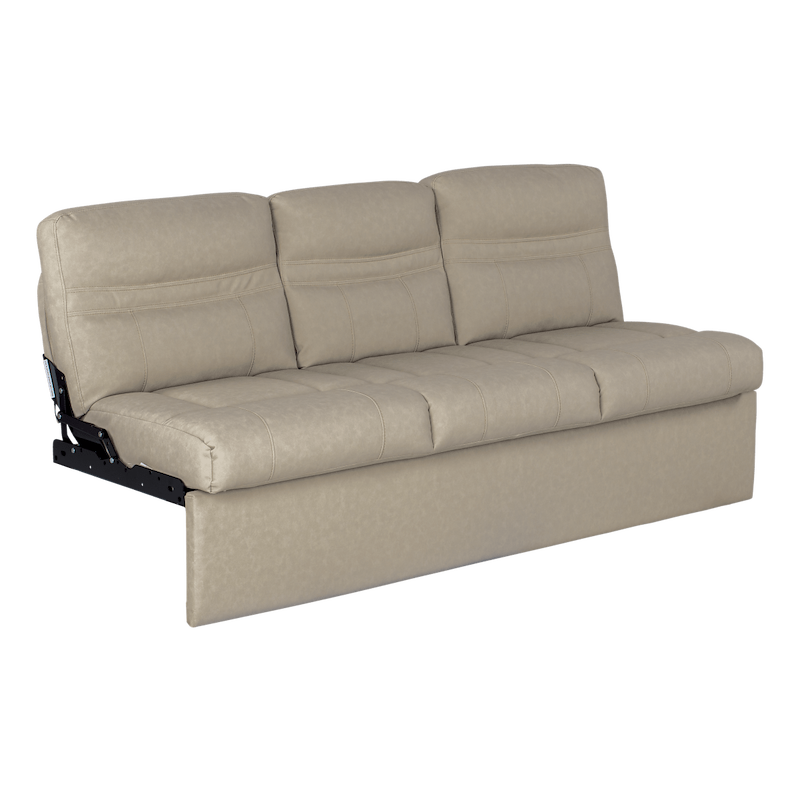 68" Jackknife Sofa – Altoona Beige – 3-Seater with Fold-Down Center