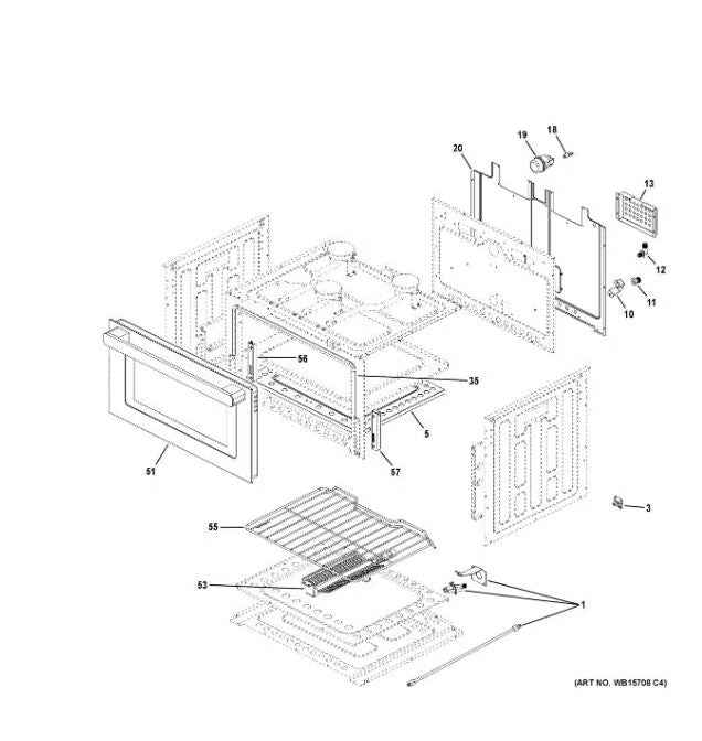 GE Profile RV Stove Range PLD621RTSS – 3-Burner Propane Cooktop with Piezo