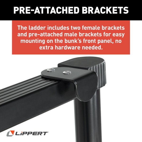 Collapsible RV Bunk Ladder – 84" Adjustable, 6 Steps, 250 lb Capacity - Used RV Parts