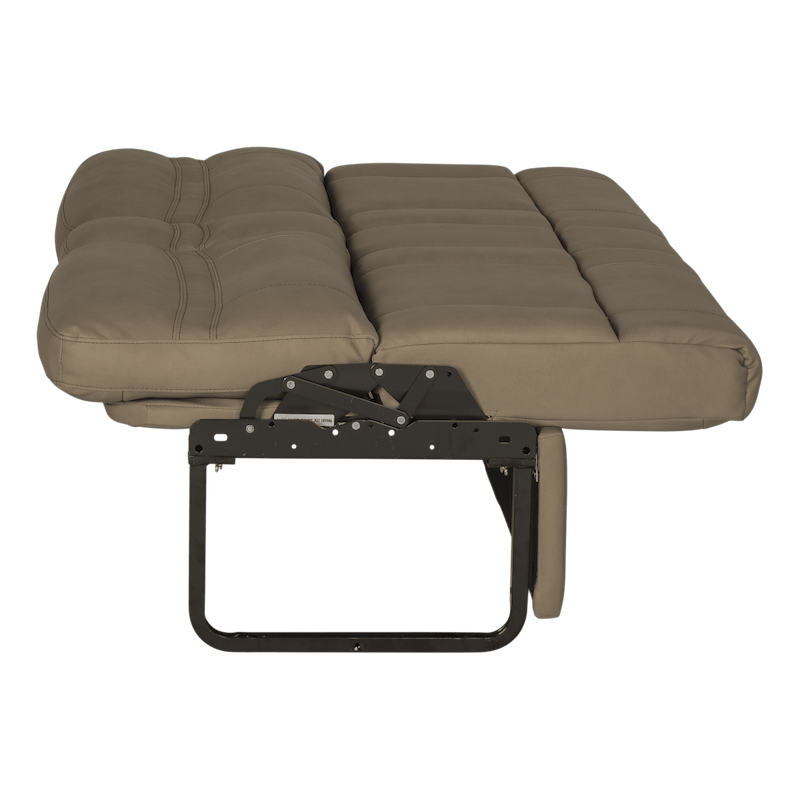 62” Jackknife RV Sofa – Grummond Tan – with Fold-Down Center
