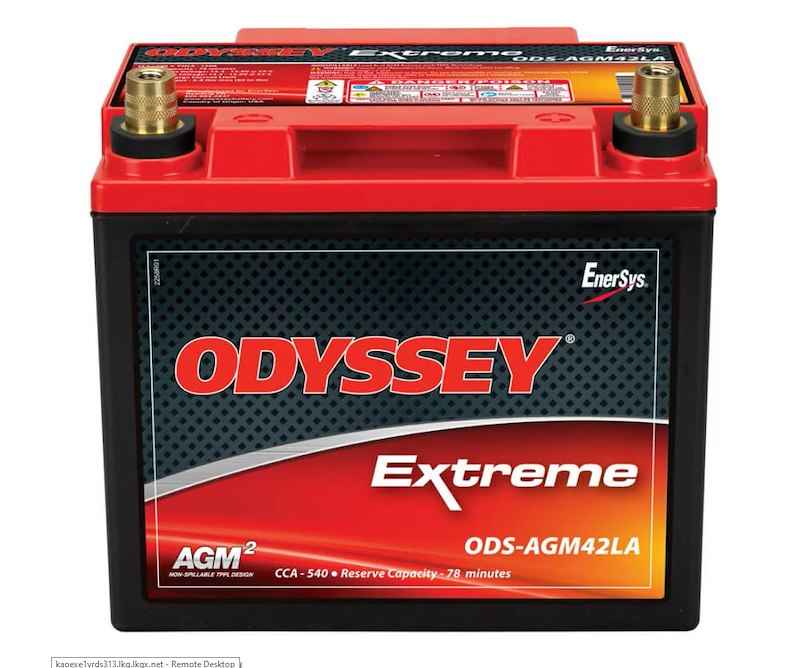 Odyssey AGM Battery ODS-AGM42LA 12V 540 CCA Marine Powersports