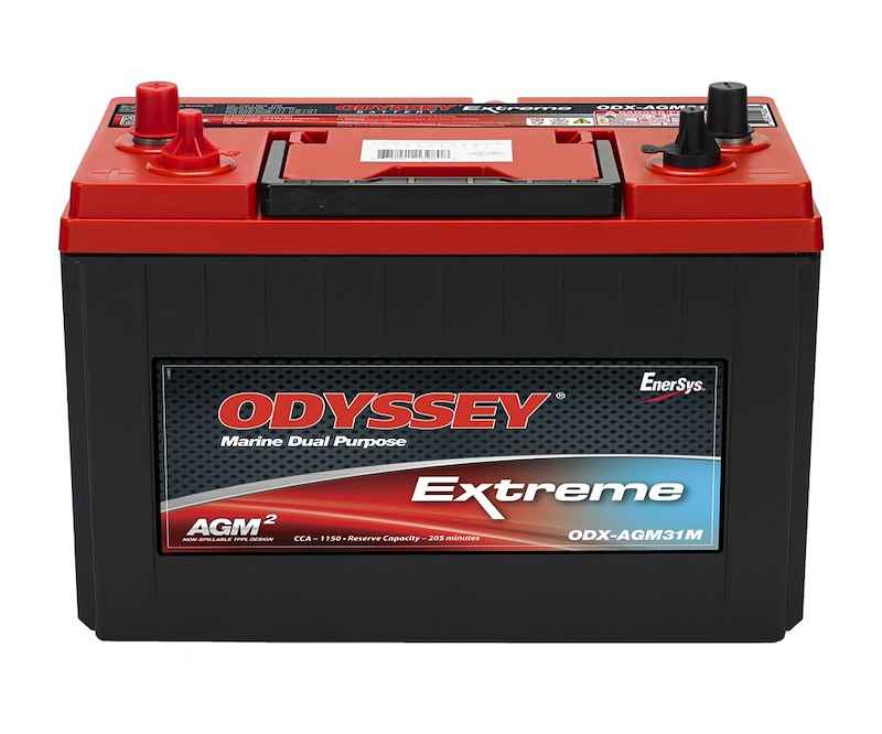 Odyssey AGM Battery ODX-AGM31M Group 31 12V 1150 CCA Marine Dual Purpose