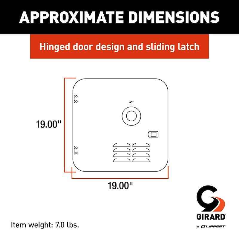 Girard Access Door – 10 Gal Atwood/Suburban - 2GWHDAS10