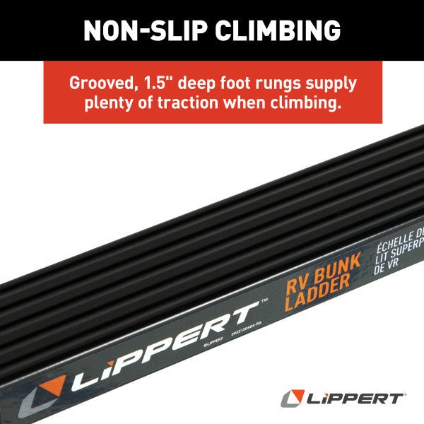 Collapsible RV Bunk Ladder – 84" Adjustable, 6 Steps, 250 lb Capacity - Used RV Parts