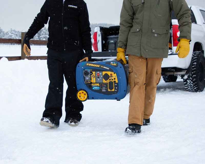 Hybrid Whisper WH03041 Dual-Fuel Inverter Generator - 3300W, Gasoline/Propane, Portable