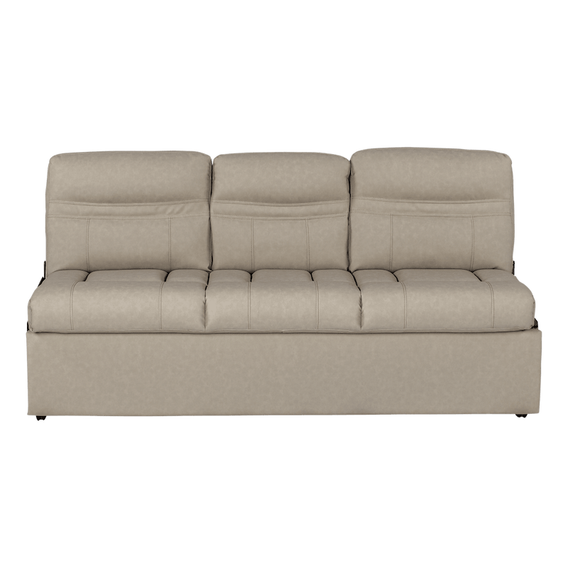 68" Jackknife Sofa – Altoona Beige – 3-Seater with Fold-Down Center