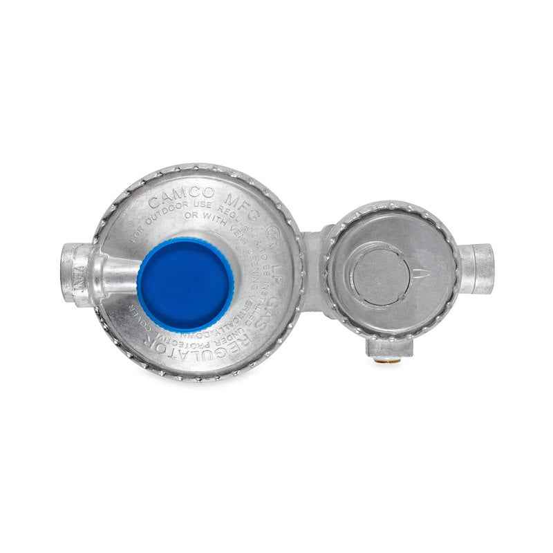 Camco 59312 RV Two-Stage Propane Regulator – Vertical Mount