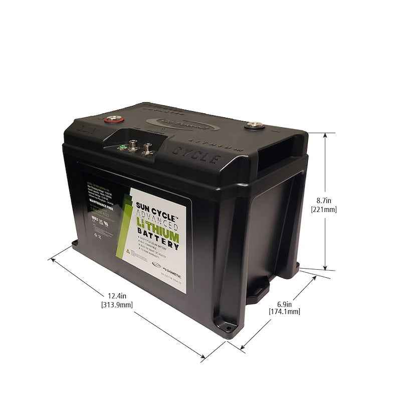 Go Power Lithium Battery GP-ADV-LIFEPO4-100 Group 31 12.8V 100Ah