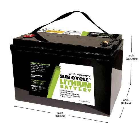 Go Power Lithium Battery GP-LIFEP04-100 Group 31 12.8V 100Ah RV Marine Solar