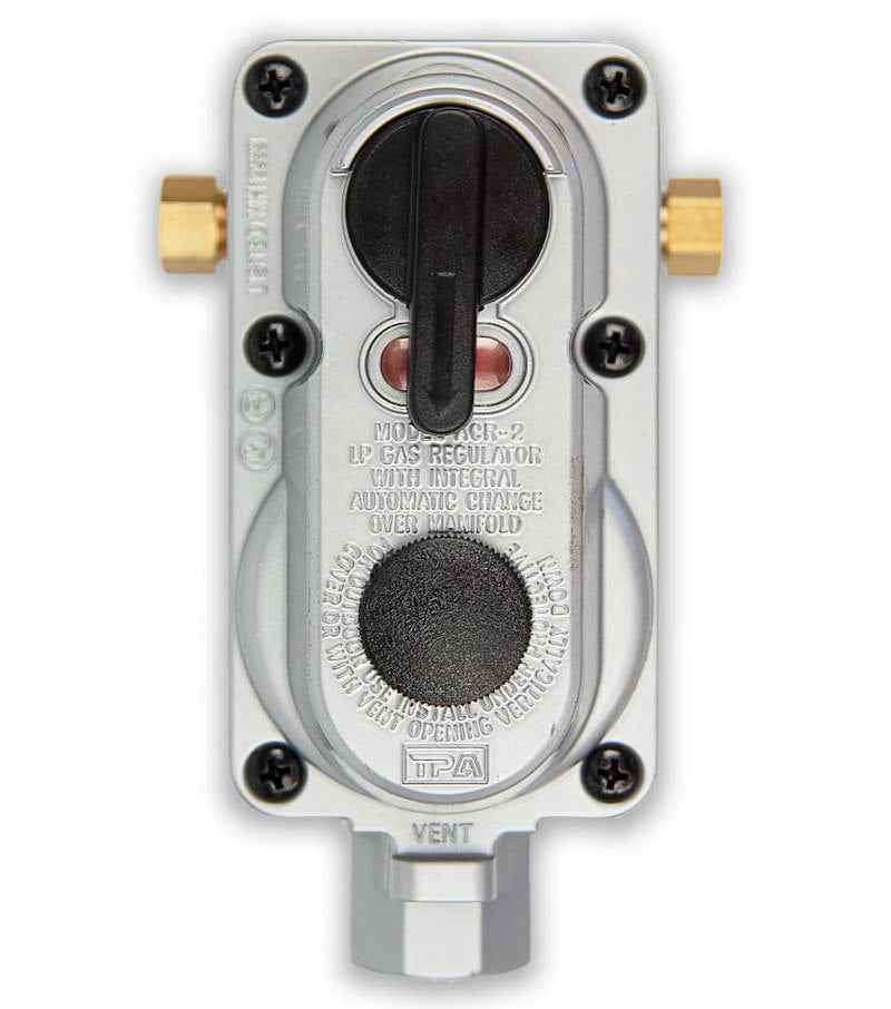 Flame King ACR-2 RV Auto Changeover Propane Regulator – Two Stage
