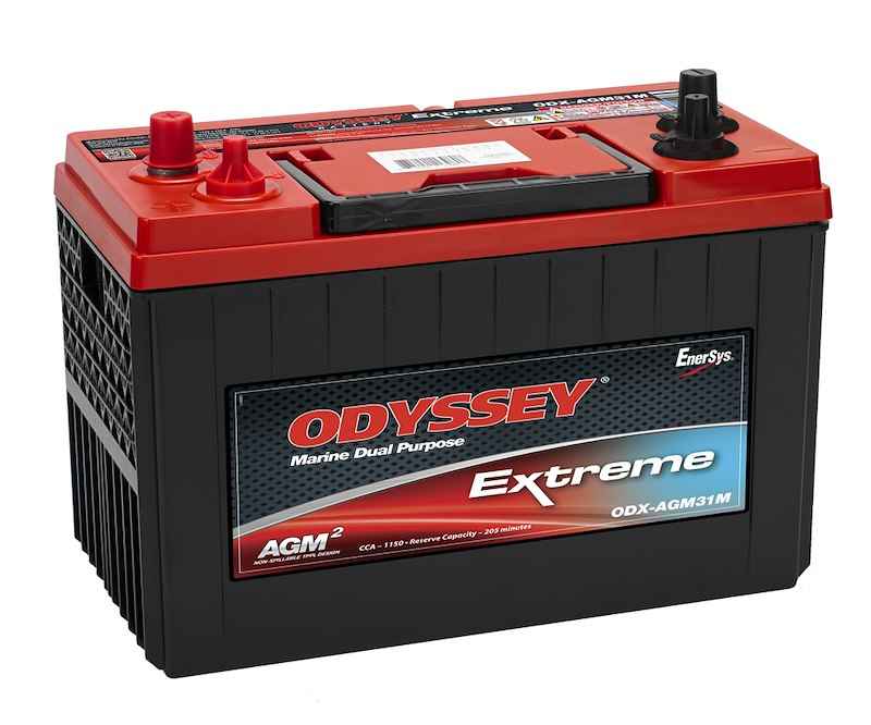Odyssey AGM Battery ODX-AGM31M Group 31 12V 1150 CCA Marine Dual Purpose
