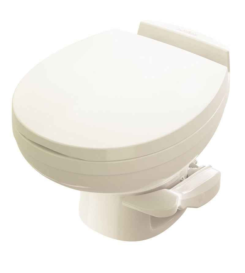 Thetford Aqua-Magic Residence Low Profile RV Toilet – Pedal Flush, Bone 42172