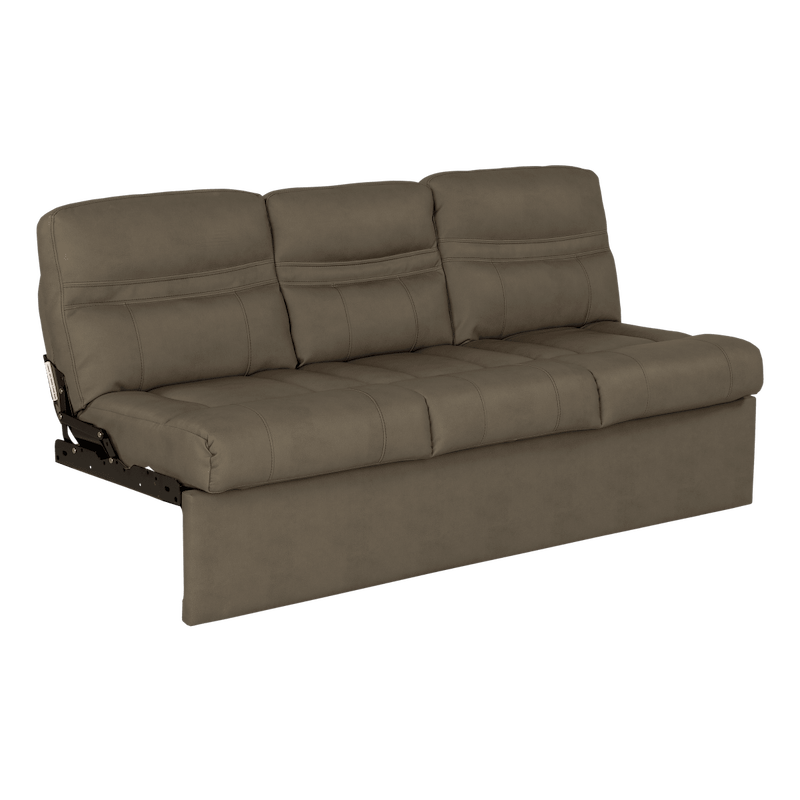 68” Jackknife RV Sofa – Grummond Tan – 3-Seater with Center Console