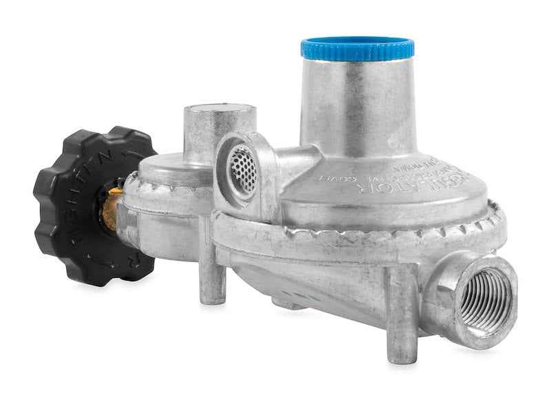 Camco 59333 RV Two-Stage Propane Regulator – Horizontal Mount