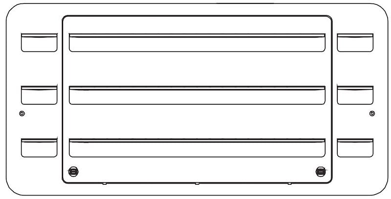 Dometic 3109349.065 Fridge Side Vent 30 Inch Black – RV Panel