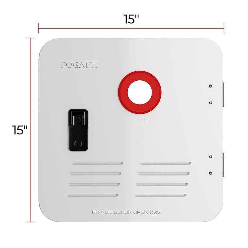 InstaShower RV Water Heater Access Door – 15" x 15", FSWD-1515/WHITE