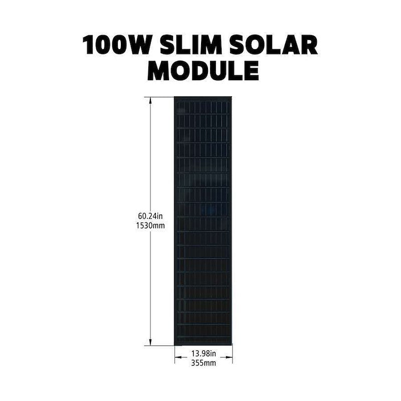 Go Power SLIM 100W Expansion Solar Panel GP-SLIM-100E – Add-On - Used RV Parts
