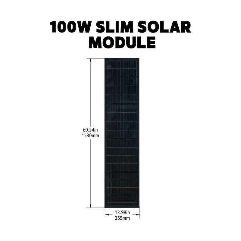 Go Power SLIM 100W Expansion Solar Panel GP-SLIM-100E – Add-On