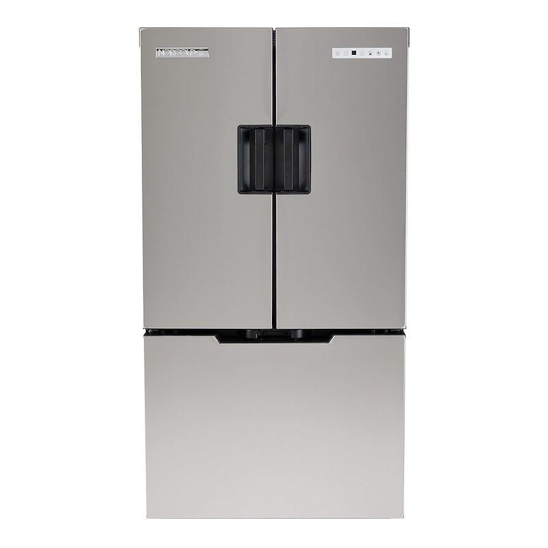 Norcold N15DCIMSS, 15 Cu Ft., 3-Door RV Refrigerator With Freezer & Ice Maker 12V DC