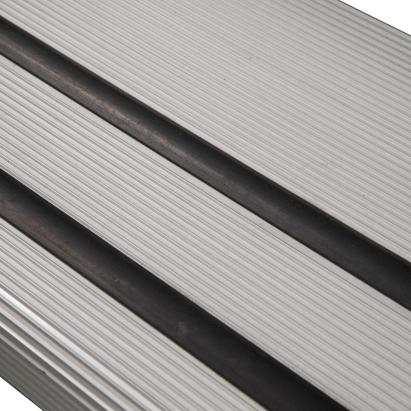 Alumi-Tread 4-Step Manual RV Entry Step 432698 – 24" Wide, Black Aluminum - Used RV Parts