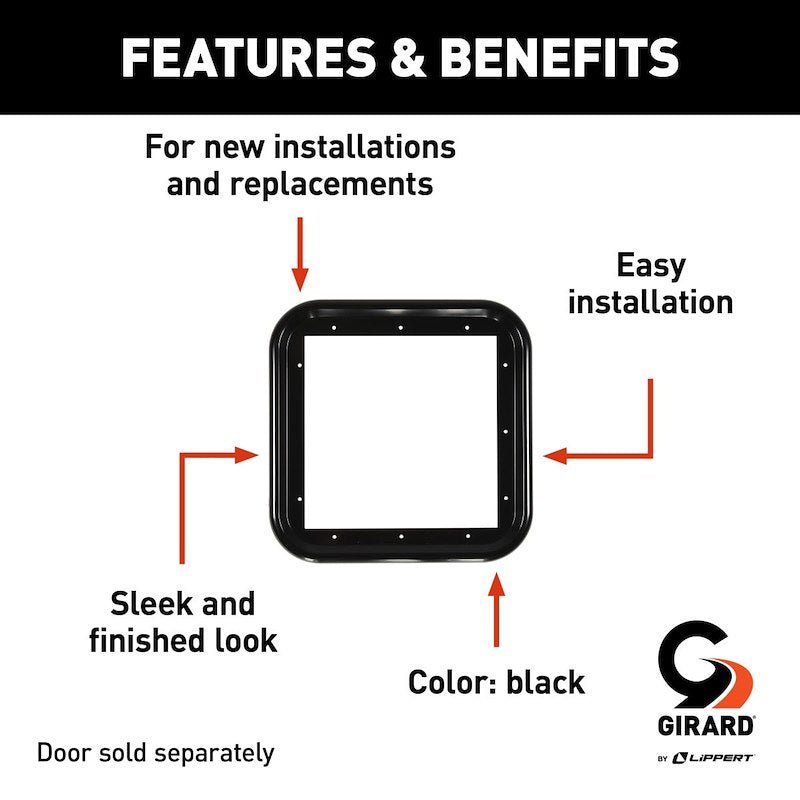 Girard Access Door Frame – Part 2GWHDTR-B - Used RV Parts