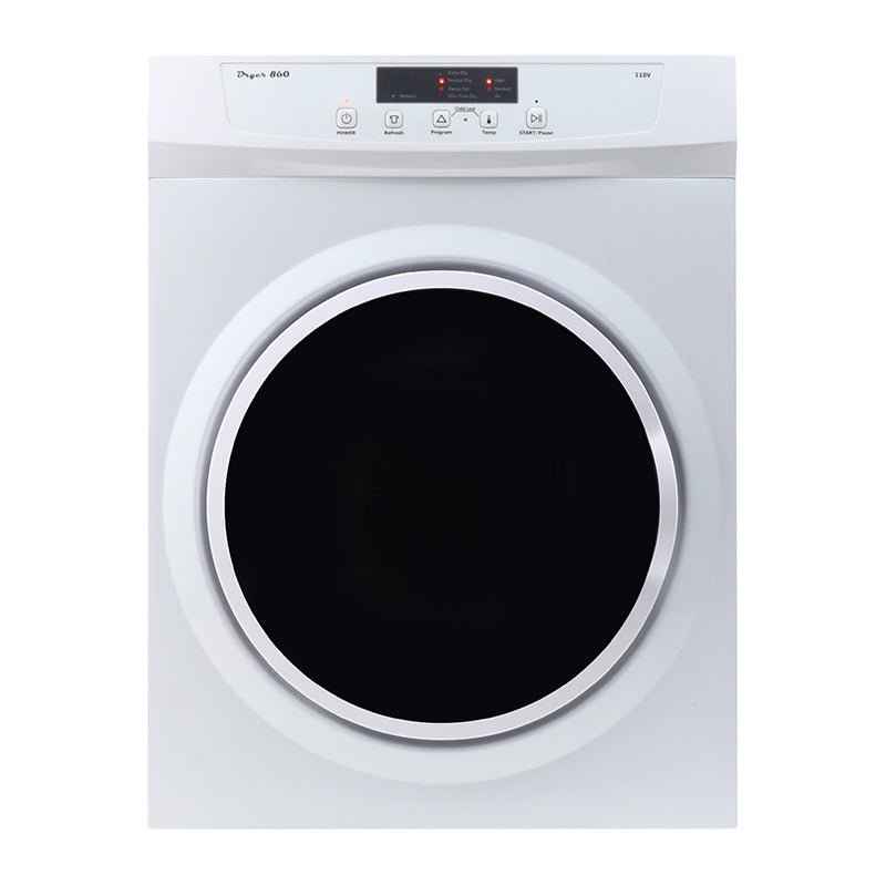 Equator 4.0 Cu. Ft. Vented RV Clothes Dryer – Wall-Mount, White/Silver, 18-860