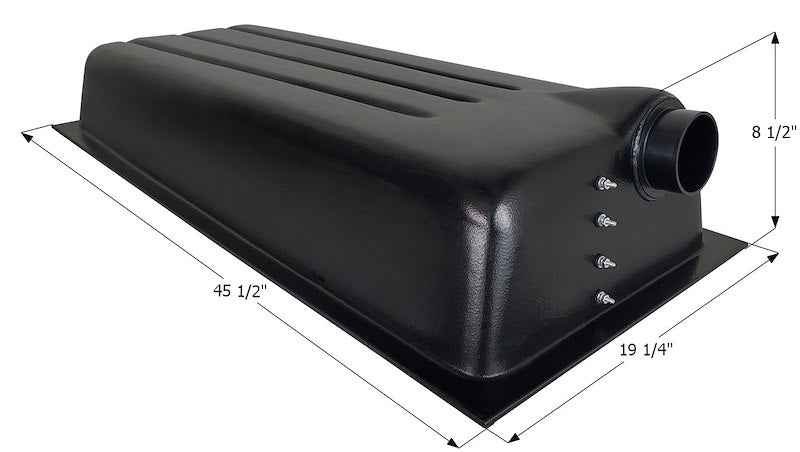 21 Gallon Waste Holding Tank – 45-1/2" L x 19-1/4" W x 8-1/2" H – 01602
