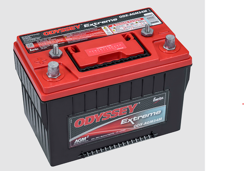 Odyssey AGM Deep Cycle Battery ODX-AGM34M Group 34M 12V 880 CCA Marine