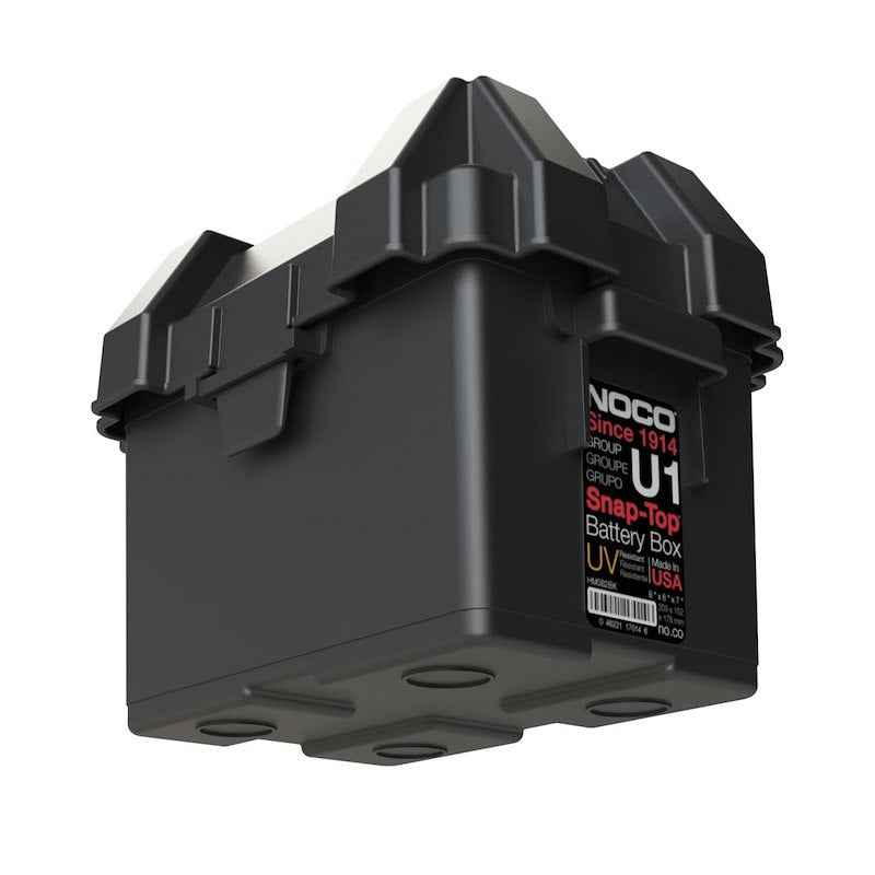 Group U1 Snap-Top Battery Box Vented – NOCO BGU1 (HM082BKS)