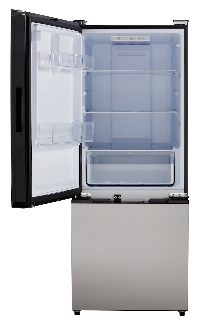 Invision 12V RV Fridge 10.7 Cu Ft – Dual Swing Hinge, Stainless Steel 180-4562
