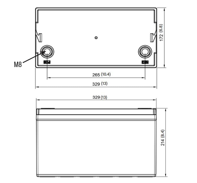 RELiON Lithium Battery RB100-LT Group 31 12V 100Ah Cold Weather Deep Cycle