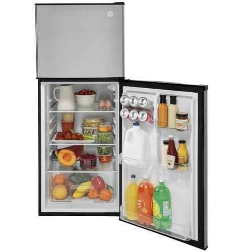 GE 9.8 Cu. Ft. 12V DC Refrigerator – Stainless Steel GPV10FSNSB-R