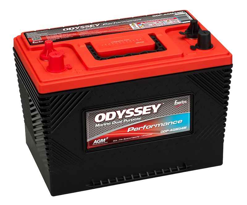 Marine AGM Battery Odyssey Group 34 60Ah 710CCA ODP-AGM34M