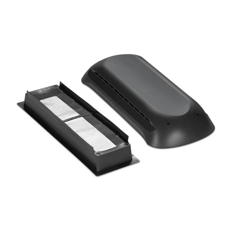 Dometic 3311236.024 Fridge Exhaust Roof Vent - Black
