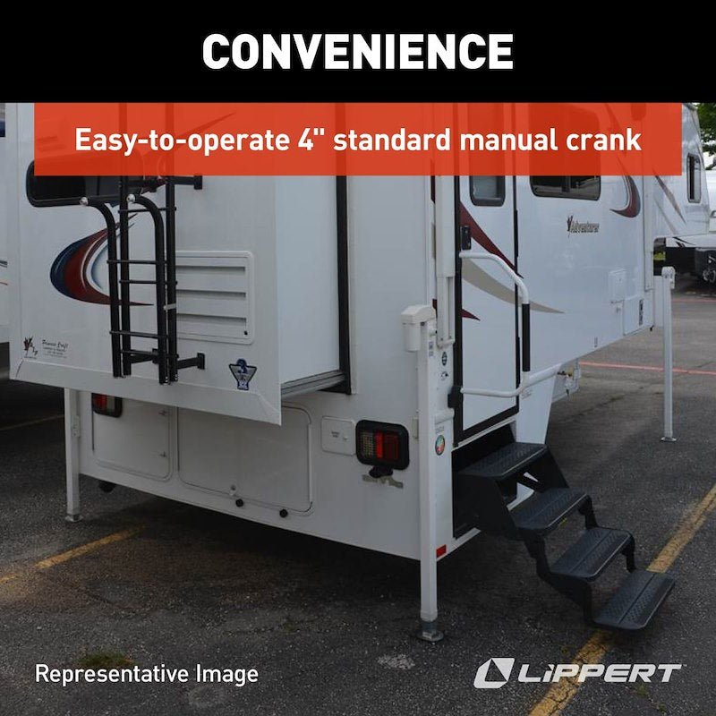 Happijac Camper Jack Crank Handle – 4" Steel, Part 182436 - Used RV Parts