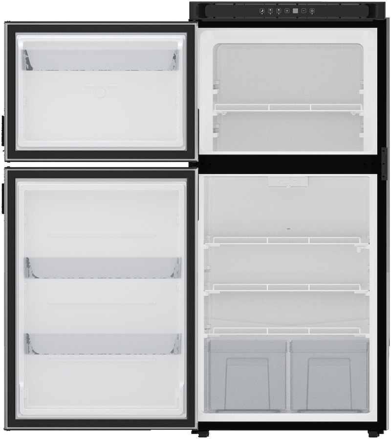 Norcold 8.2 Cu Ft, 2-Door RV Refrigerator With Freezer 12V DC N8DCSSL
