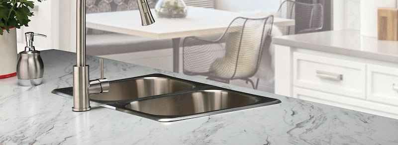 Double Bowl RV Sink – 27" Stainless Steel, Top or Undermount