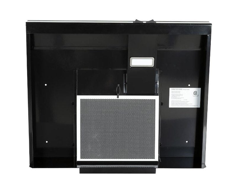 RV Stove Vent Range Hood 12V – 22"  Black & Stainless with Light, CXW-30-CZ02 - Used RV Parts