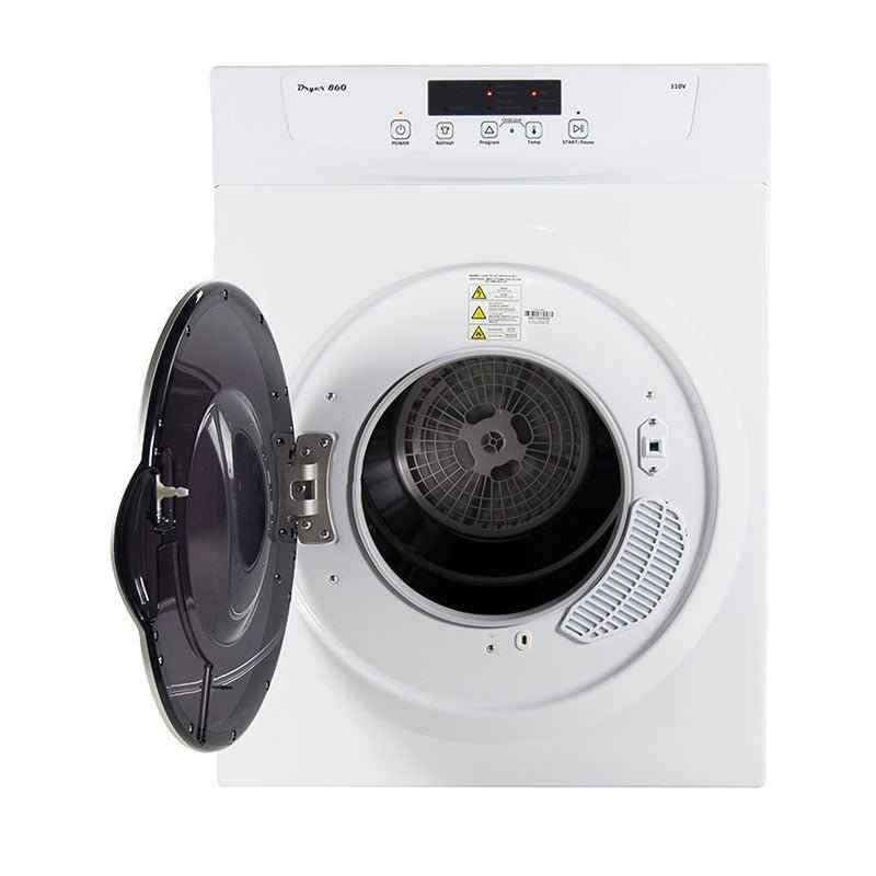 Equator 4.0 Cu. Ft. Vented RV Clothes Dryer – Wall-Mount, White/Silver, 18-860