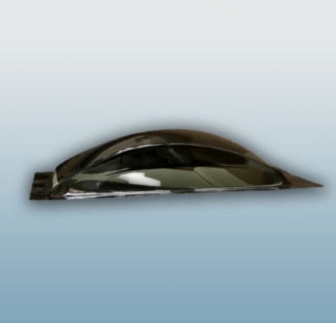 RV Skylight Dome – 22" x 14" Opening, Bubble Style – Bronze Exterior, White Interior