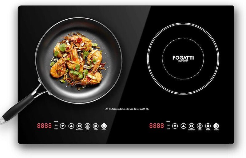 2-Burner Induction Cooktop – Black, 1800W with Sensor Touch Controls - Used RV Parts