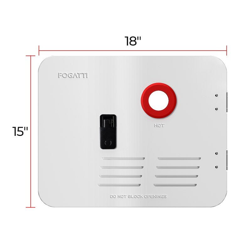 15" x 18" White Access Door – Fogatti InstaShower Tankless Water Heater FSWD-1518/WHITE - Used RV Parts