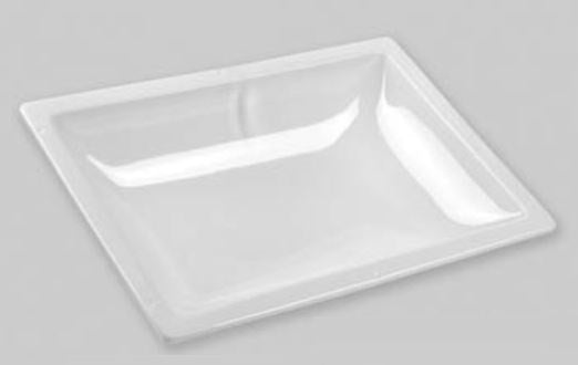 RV Skylight – 4 Inch High Bubble Dome – 22" x 14" Opening – 24" x 16" Flange - Used RV Parts