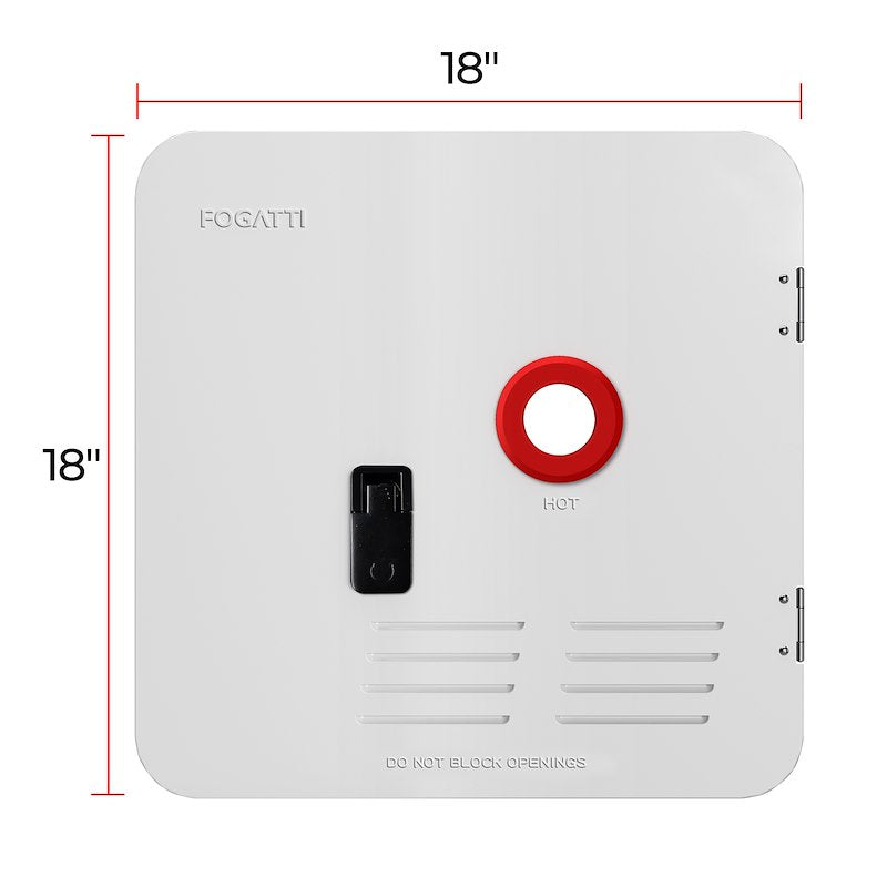 18" x 18" White Access Door – Fogatti Conversion Kit