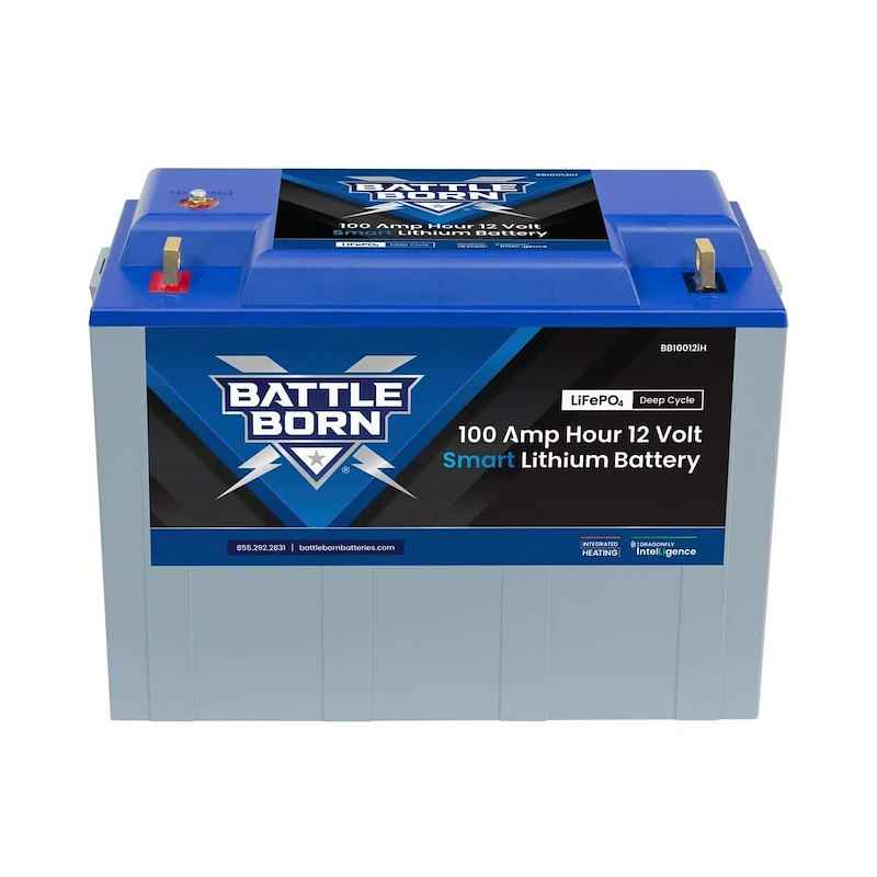 Battle Born Smart Heated Lithium Battery BB10012IH Group 31 12V 100Ah RV