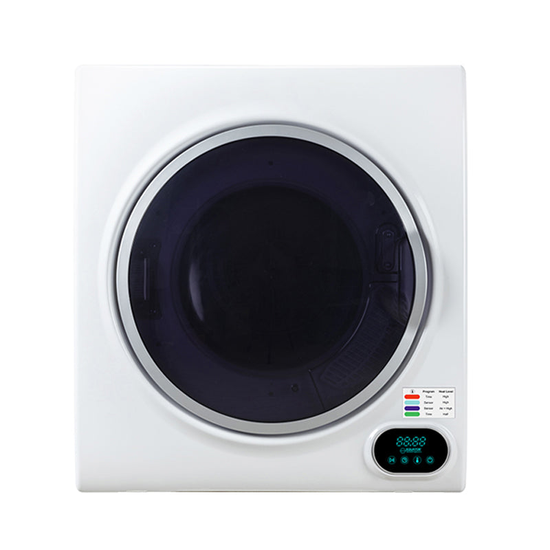 3.5 Cu. Ft. Compact Short RV Dryer – White, Vented, Stackable, Sensor Dry, 120 V