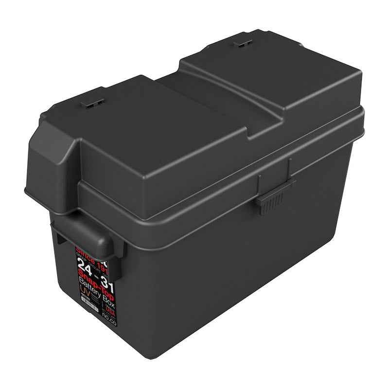 Group 24–31 Snap-Top Battery Box Vented – NOCO BG31 (HM318BKS)